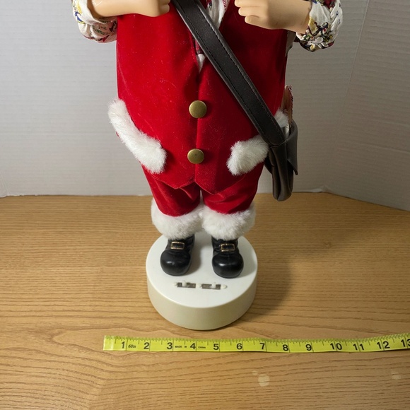 Vintage Telco The Original Motionette of Christmas Santa Clause w Mailbag VIDEO - Picture 10 of 11